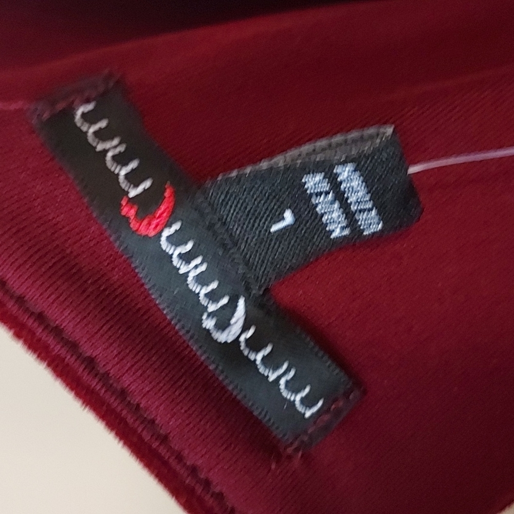 Crushed Red Velvet Jumpsuit, NWT - Picture 7 of 11